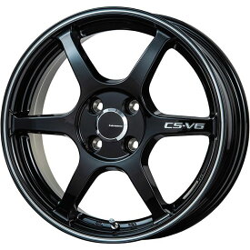 【取付対象】185/55R16 夏タイヤ ホイール4本セット YOKOHAMA ブルーアース AE-01F (4/100車用) LEHRMEISTER CS-V6(グロスブラック/ラインポリッシュ) 16インチ【送料無料】