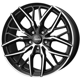 【取付対象】245/35R19 夏タイヤ ホイール4本セット NITTO NT555 G2 (5/114車用) MOMO スパイダー 19インチ【送料無料】