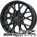 【取付対象】235/55R19 スタッドレスタイヤ ホイール4本セット 輸入車用 ボルボ（XC60） PIRELLI ウィンター アイスゼロアシンメトリコ MSW by OZ Racing MSW 74(グロスブラック) 19インチ【送料無料】