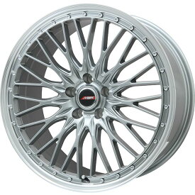 【取付対象】245/45R19 夏タイヤ ホイール4本セット MILEVER スポーツマクロ MA349（限定） (5/114車用) プレミックス MER PROMESH ダークシルバー/リムポリッシュ 19インチ(送料無料)