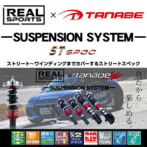 TANABE ^ix ԍ REALSPORTS×TANABE SUSPENSION ST-SPEC AX|[c×^ix ԍ TXyV GXeB[XybN VrbN FK7 2017/9-2021/6 RSFK7STK (ꕔn揜)
