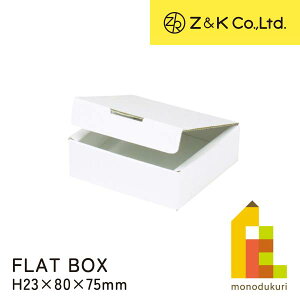 Z&K(�[�b�g�A���h�P�C) �t���b�g�{�b�N�X �z���C�g (00-610) H23×80×75mm ���b�s���O �M�t�g