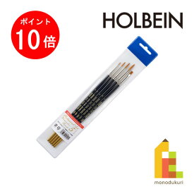 【お買い物マラソン限定！エントリーで全品ポイント10倍】ホルベイン 水彩筆 ボタニカル アート 画筆5本セット