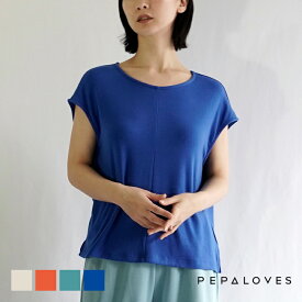PEPALOVES / CUTSAW PO フレンチスリーブTシャツ インポート スペイン オフホワイト アクア オレンジ ブルー