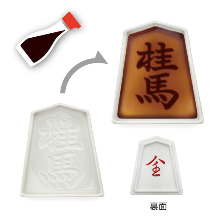 楽天市場 食器 小皿 豆皿 将棋 おしゃれ かわいい イラスト 浮き出る 父の日 お父さん プレゼント ギフト 刺身 お刺身 醤油 醤油皿 将棋駒醤油皿 御歳暮 お歳暮 おしゃれギフト雑貨食器お皿aruaru