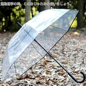 透明傘 16本骨 大きいサイズ 長傘 ジャンプ傘 おしゃれ ドーム型 高強度グラスファイバー 梅雨対策 女用の傘 頑丈 男女通用 新作 送料無料