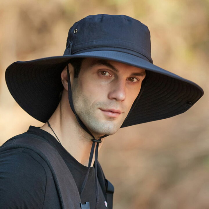 楽天市場 サファリハット メンズ 日除け帽子 つば広 帽子 Uvカット 紫外線対策 あご紐付き 撥水性 アウトドア 旅行 登山 釣り お洒落 大きい 夏物 送料無料 Asahi