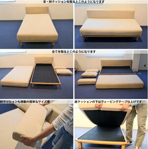 【送料無料】SIEVEソファシーヴシーブレクトソファrect.Couchsofa3人掛け三人用カバーリングファブリック木製木ウッドブルーネイビーブラックベージュブラウンSVE-SF013WSVE-SF013L