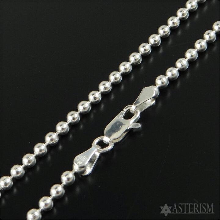 楽天市場】シルバー925 「ボール チェーン」4.0mm×50cm SILVER 925 