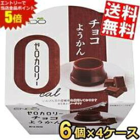 マラソン期間中はエントリーで全品ポイント5倍!【送料無料4ケース】 遠藤製餡 ゼロカロリー チョコようかん 90g 24個(6個×4ケース) ようかん 羊羹 ダイエットスイーツ ダイエット食品 ※北海道800円・東北400円の別途送料加算