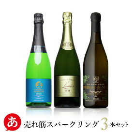 日本ワイン セット【甲州スパークリングワイン飲み比べ 3本セット】送料無料 甲州ワイン スパークリング 白ワイン 辛口 国産 山梨ワイン くらむぼん ルミエール マルス 贈答 ワイン Japanese wine