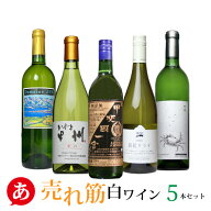 日本ワイン セット【過去3か月 売れ筋・白ワイン 5本セット】送料無料 甲州ワイン 白ワイン 辛口 国産 山…