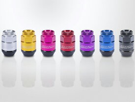 【マラソンポイント2倍+クーポン】■ホイールナット ロックナット付き■※6 穴 24本入 ピッチ1.5用※■ツーピースシェルナット ショートタイプ 1台分■カラー:全7色■ハイエース 1型〜8型対応