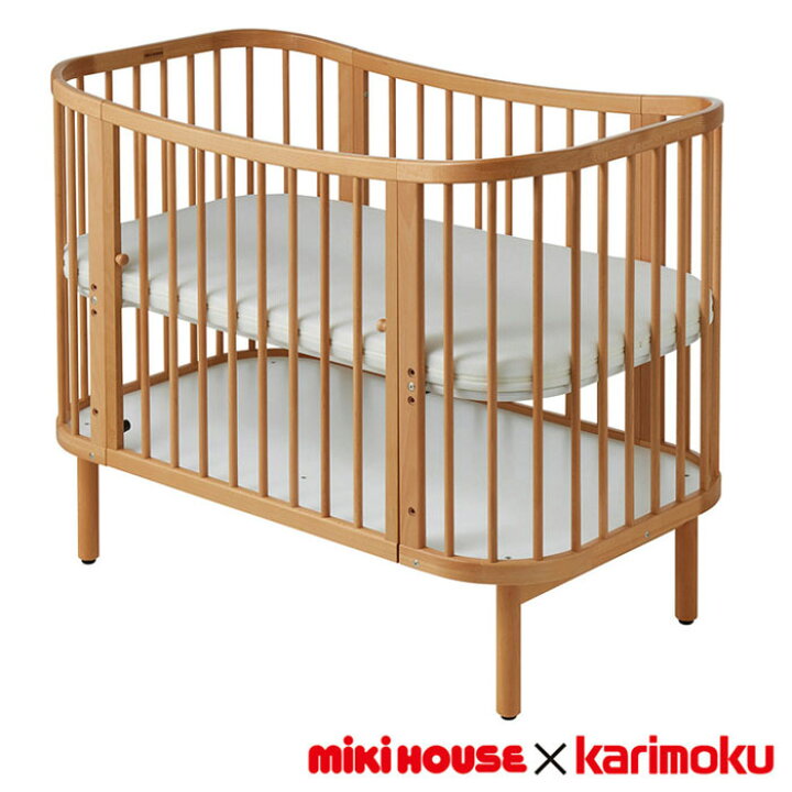 楽天市場】【MIKIHOUSE】ミキハウスカリモク ベビーベッド(46-5080-450  