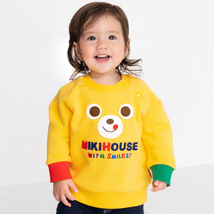 楽天市場】在庫限り！【MIKIHOUSE】ミキハウス顔ドントレーナーサイズ 