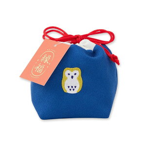 【宮本(株)商品★税込2860円以上で送料無料キャンペーン】【宮本】巾着縁福巾着 ふくろう【日本製 Made in Japan】【NEW202410】