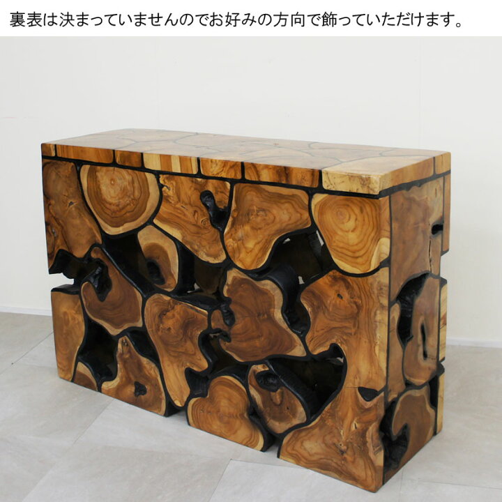 楽天市場】【送料無料！】アジアン家具 天然木カウンターテーブル 幅 