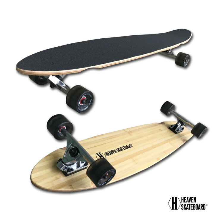 楽天市場】ロングスケートボードBAMBOO 40インチ 高品質 素材に竹を 