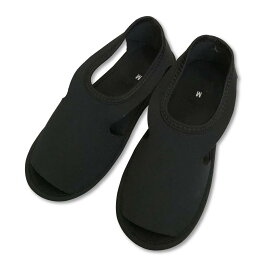携帯スリッパ 旅行用スリッパ 折りたたみスリッパ トラベルスリッパ 携帯用室内履き ルームシューズ 楽っぱ ネオ ラクッパ ウェットスーツ素材 ネオプレン製 黒 ブラック 洗濯可 卒業式 室内履き 幼稚園 入園式 卒園式 授業参観 参観日 軽量 脱げにくい 汚れにくい 速乾