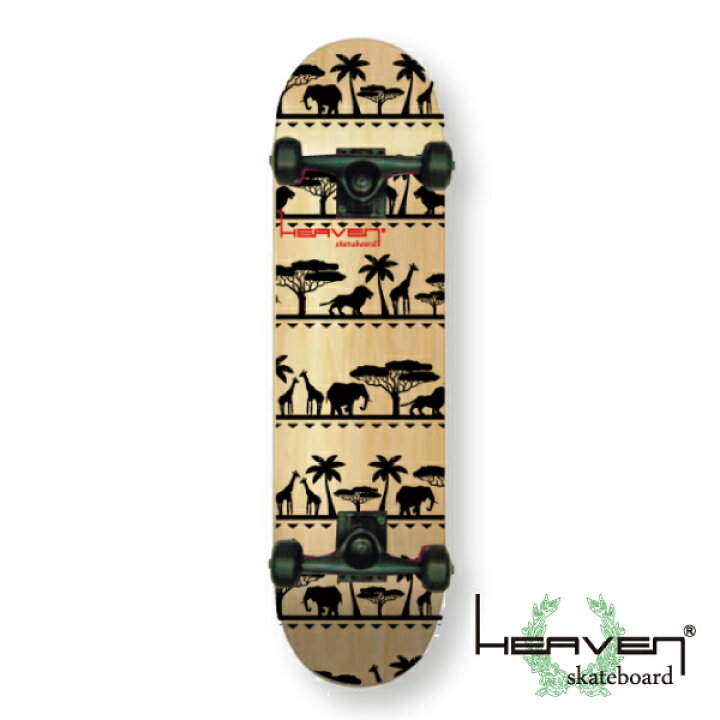楽天市場】スケートボード コンプリート 完成品 HEAVEN SKATEBOARD 