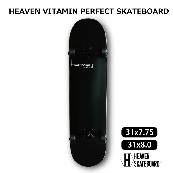 楽天市場】スケートボード コンプリート 完成品 HEAVEN SKATEBOARD 