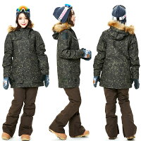 スノボウェアメンズレディースケランバクスタージャケットスノーボードウェアスキーウェア男女兼用大きいサイズ耐水圧CAMO柄BAXTERJKT9101