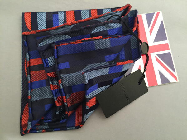 ポケットチーフ シルクチーフ ウーヴェン メンズ 紳士 Silk 英国製 Duchamp ドゥシャン Size30.5x30.5cm C053