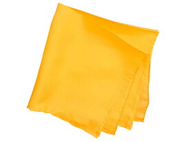 ポケットチーフ シルクチーフ 紳士 Silk 英国 マイケルソンofロンドン 大判チーフ Size40x40cm Solid Yellow イエロー 黄 C302