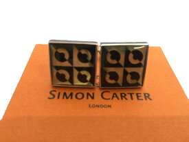 【楽ギフ_包装】カフス カフリンクス Cufflinks メンズ 紳士 英国製 サイモンカーター SimonCarter SQBH/CC L365