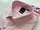 英国直送 クラシックダブルカフシャツ Dobell ドーベル ピンクドレスシャツサイズ選択 T004