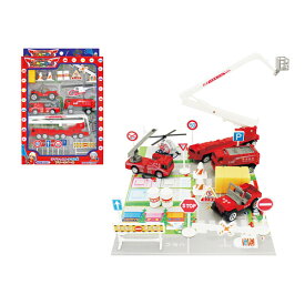 おもちゃ 誕生日プレゼント 誕生日 プレゼント 子供 ギフト 男の子 女の子 スーパーレスキューセット 屈折式はしご車 救助車 レスキュージープ ヘリコプター ミニカー 緊急車 おもちゃ 知育玩具