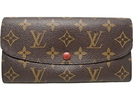 :ルイ ヴィトン モノグラム 二つ折り長財布 ポルトフォイユエミリー M60697 Louis Vuitton ヴィトン 財布【中古】