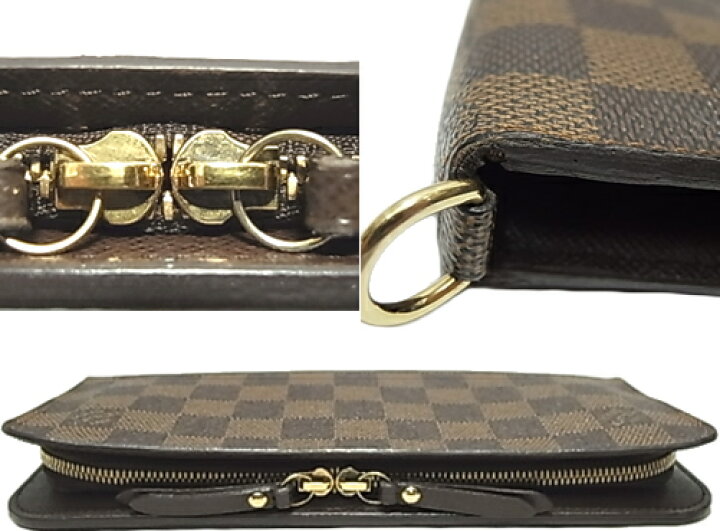 楽天市場】:ルイ・ヴィトン ダミエ ポルトフォイユアンソリット 長財布  