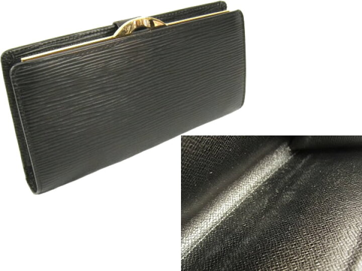 楽天市場】:ルイ・ヴィトン エピ 長財布 M63252 がま口財布 ブラック  