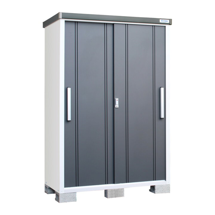 楽天市場】サンキン物置E-Style COOLクール1375(GK) 幅1300mm×奥行 