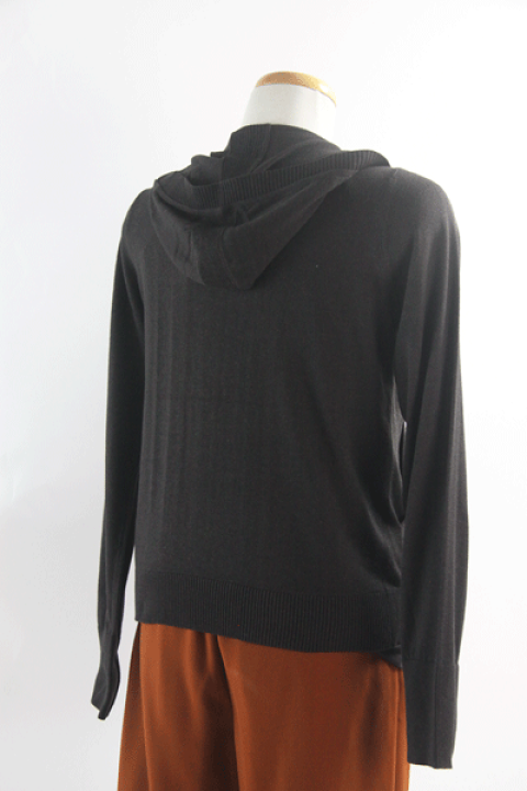 ニットパーカー シビリゼ　38サイズ　36201-45 グリーン AWKN 2020AW 30代 40代 50代 ladys レディース カジュアル LKN lsquare ニットパーカー シビリゼ 38サイズ 36201-45 グリーン AWKN