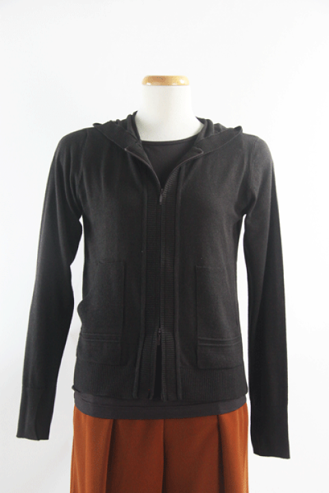 カットソー 38サイズ シビリゼ レディース 長袖Tシャツ86210-45 AWCS カジュアル ニット チョコレートブラウン 30代 40代 50代 lsquare カットソー 38サイズ シビリゼ レディース 長袖Tシャツ86210-45