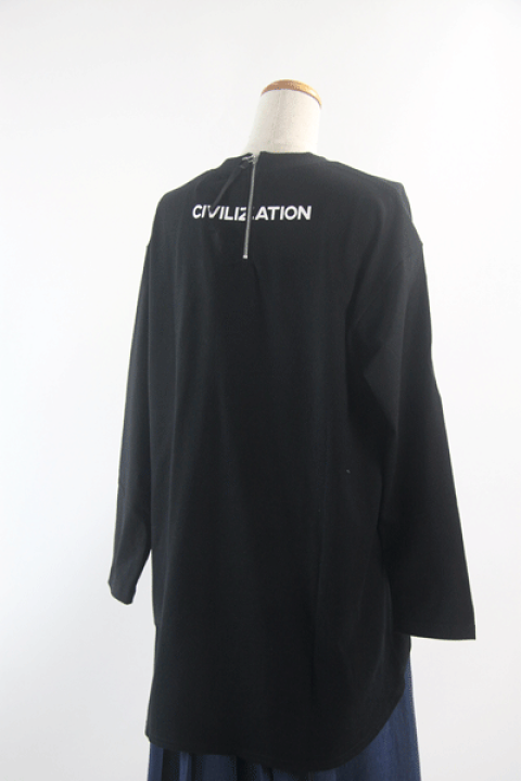カットソー フリーサイズ シビリゼ  レディース 長袖Tシャツ86603-19 AWCS カジュアル ブラック 30代 40代 50代 lsquare 楽天市場】カットソー フリーサイズ シビリゼ lady レディース