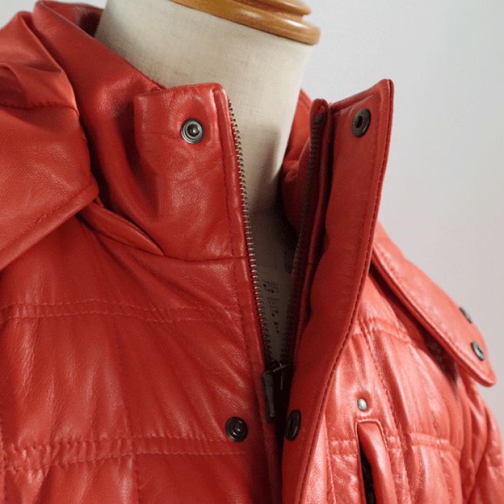 サンタフェ Santa Fe シープレザー ダウンジャケット 50 LL 5vv