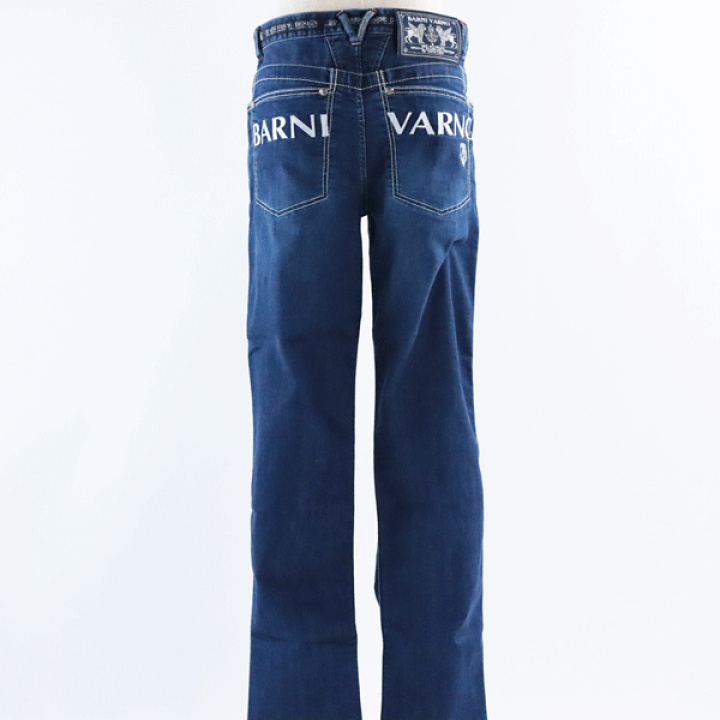 良品 BARNI VARNO ブラック コットン パンツ 95 BARNI VARNO ・バーニヴァーノ(95cm) ジーンズ風 コットンパンツ
