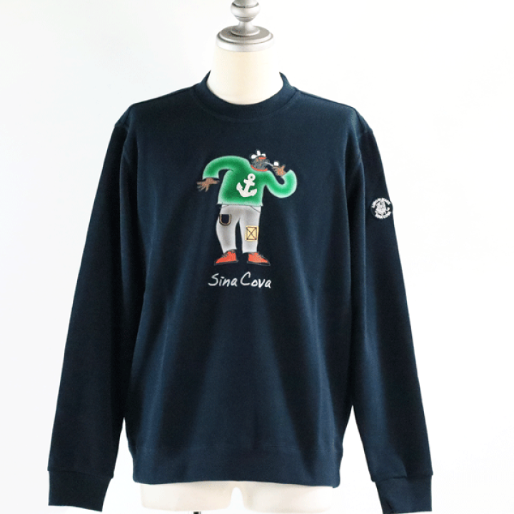 【SINA COVA】長袖トレーナー　ヴィンテージ　Lサイズ SINA COVA】長袖トレーナー ヴィンテージ Lサイズ SINA COVA