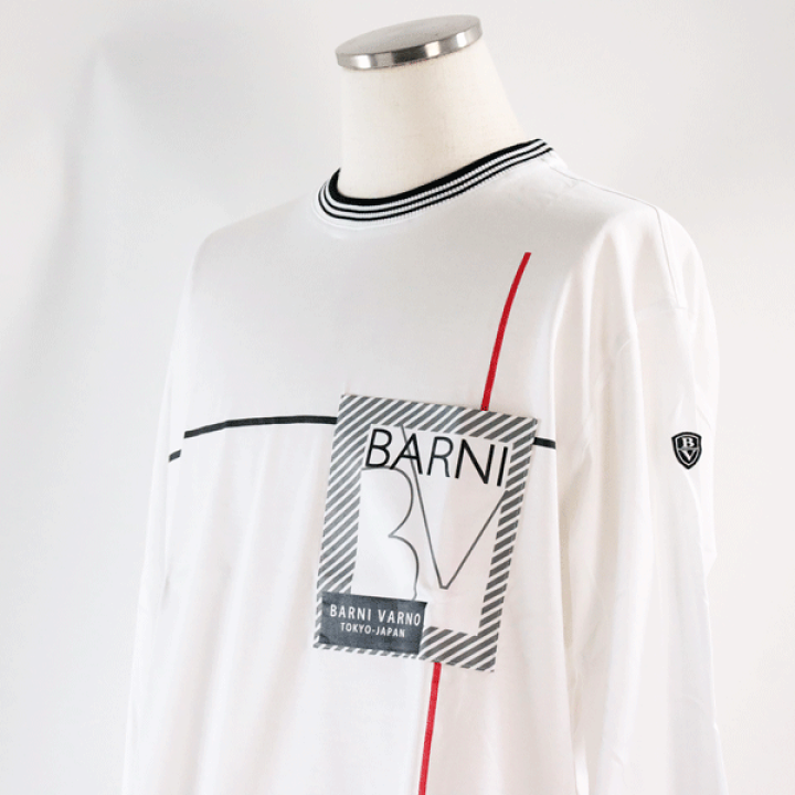 BARNI VARNO ホワイト L 長袖カットソー BARNI VARNO ホワイト L 長袖カットソー