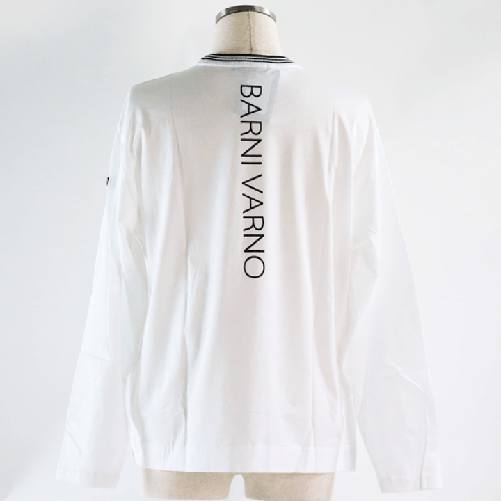 BARNI VARNO ホワイト L 長袖カットソー BARNI VARNO ホワイト L 長袖カットソー
