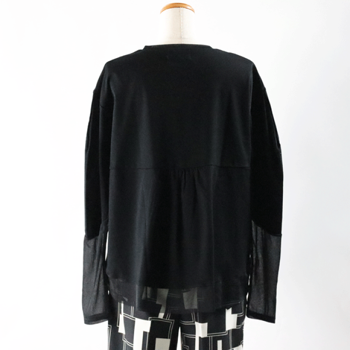 カットソー 00サイズ ガノッシュ 247-81047 春 夏 30代 40代 50代  レディース カジュアル ganosch 長袖Tシャツ lady カットソー 00サイズ ガノッシュ 247-81047 春 夏 30代 40代 50