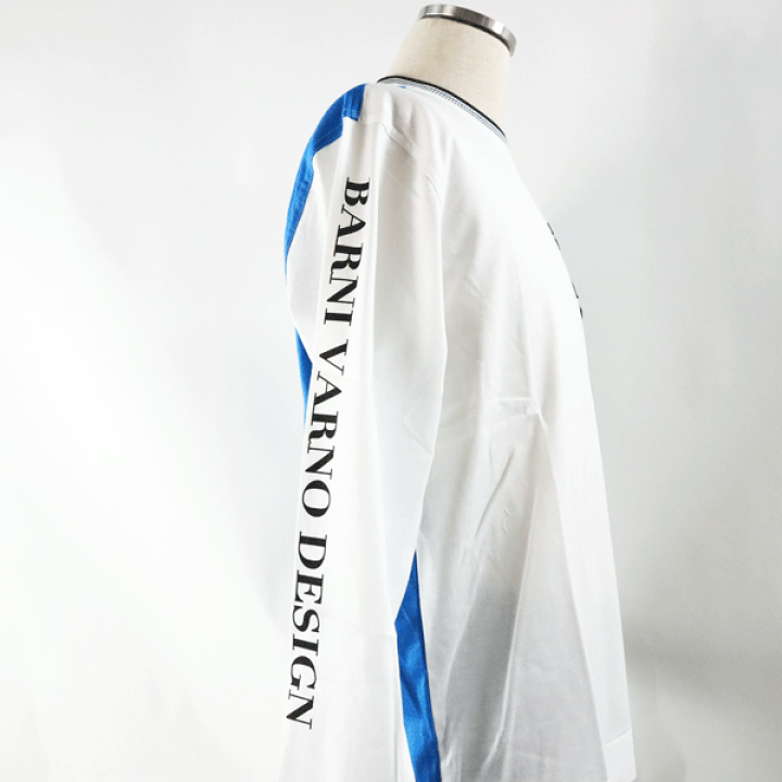 楽天市場】バーニヴァーノ長袖Tシャツ M-Lサイズ bss-ntn5036 LT ロゴ