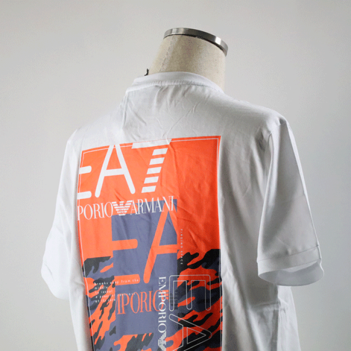 【即発】EMPORIO ARMANI EA7 半袖Tシャツ 3DPT12 PJ7BZ 1100 EA7 エンポリオ・アルマーニ EMPORIO ARMANI 半袖Tシャツ メンズ