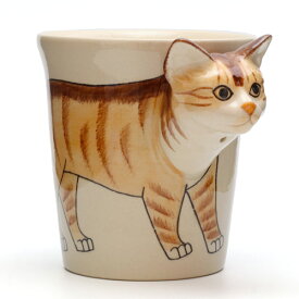 ANIMAL MUG ORANGE TABBY 　（アニマル マグ オレンジ タビー） 【AS】