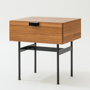 PIERRE PAULIN F181 DRAWER TABLE TEAK BLACK�@�i�s�G�[�� �|���� F181 �h�����[ �e�[�u�� �`�[�N �u���b�N�j �y���������z �y�|�C���g11�{�z