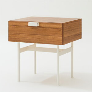 PIERRE PAULIN F181 DRAWER TABLE TEAK WHITE�@�i�s�G�[�� �|���� F181 �h�����[ �e�[�u�� �`�[�N �z���C�g�j �y���������z �y�|�C���g11�{�z