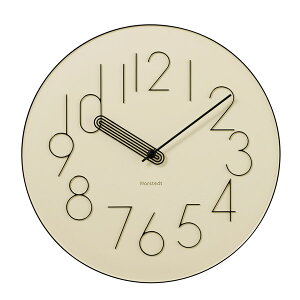 BOORK WALL CLOCK BEIGE�@�i�{�[���N �E�H�[�� �N���b�N �x�[�W���j CL-4468BE �y���������z �y�|�C���g10�{�z �yIF�z